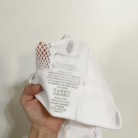 NWOT Free People Movement Running Through My Mind Bra in White - Picture 7 of 7